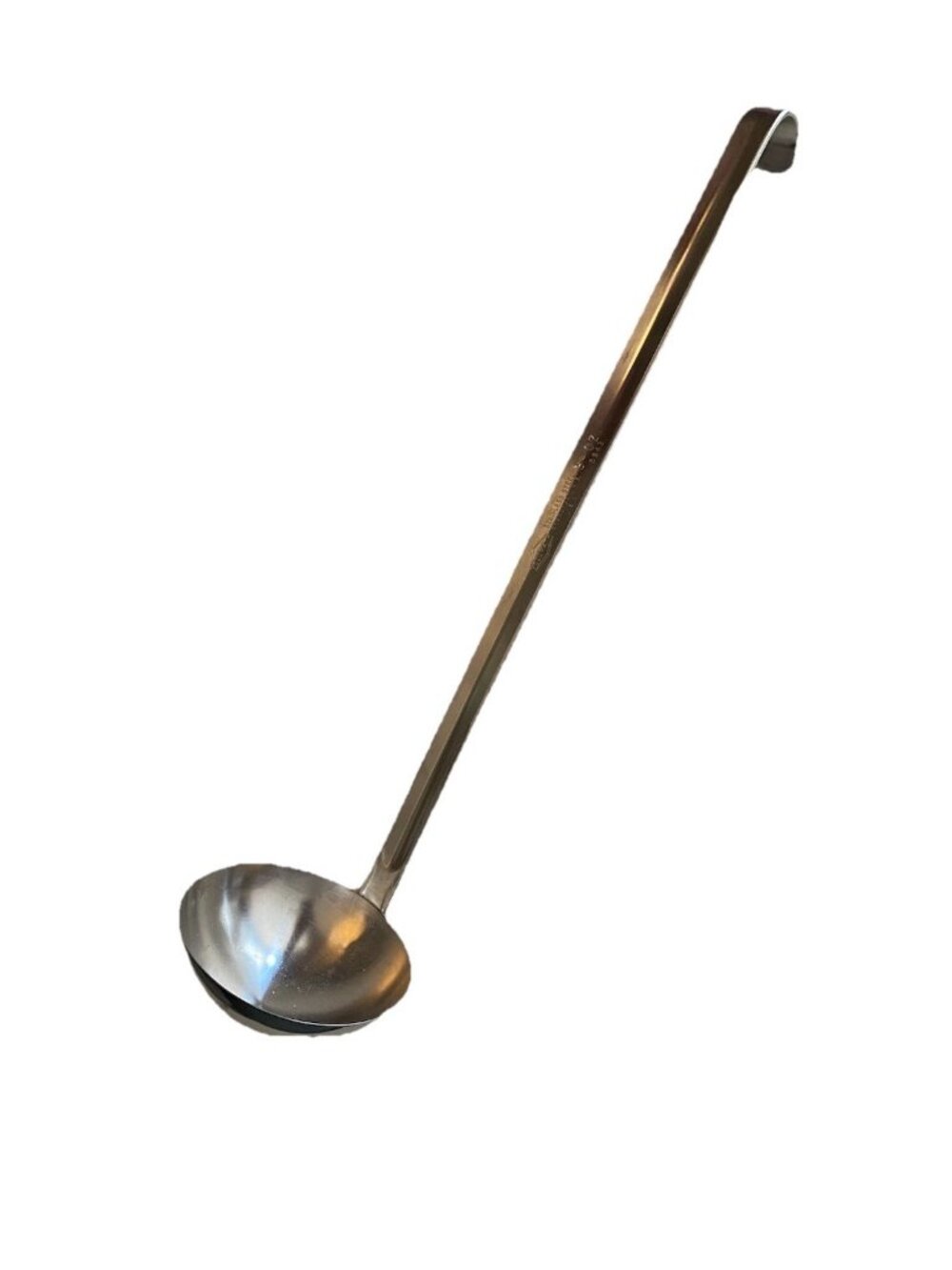 Vtg Vollrath Sauce Ladle Stainless Steel 3 Oz Kitchen Hooked 5843 Sauces Soup